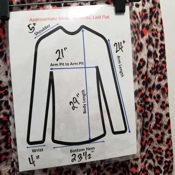 PrettyLittleThing Oversized Animal Print Button Down Top Size 4 - Picture 14 of 14